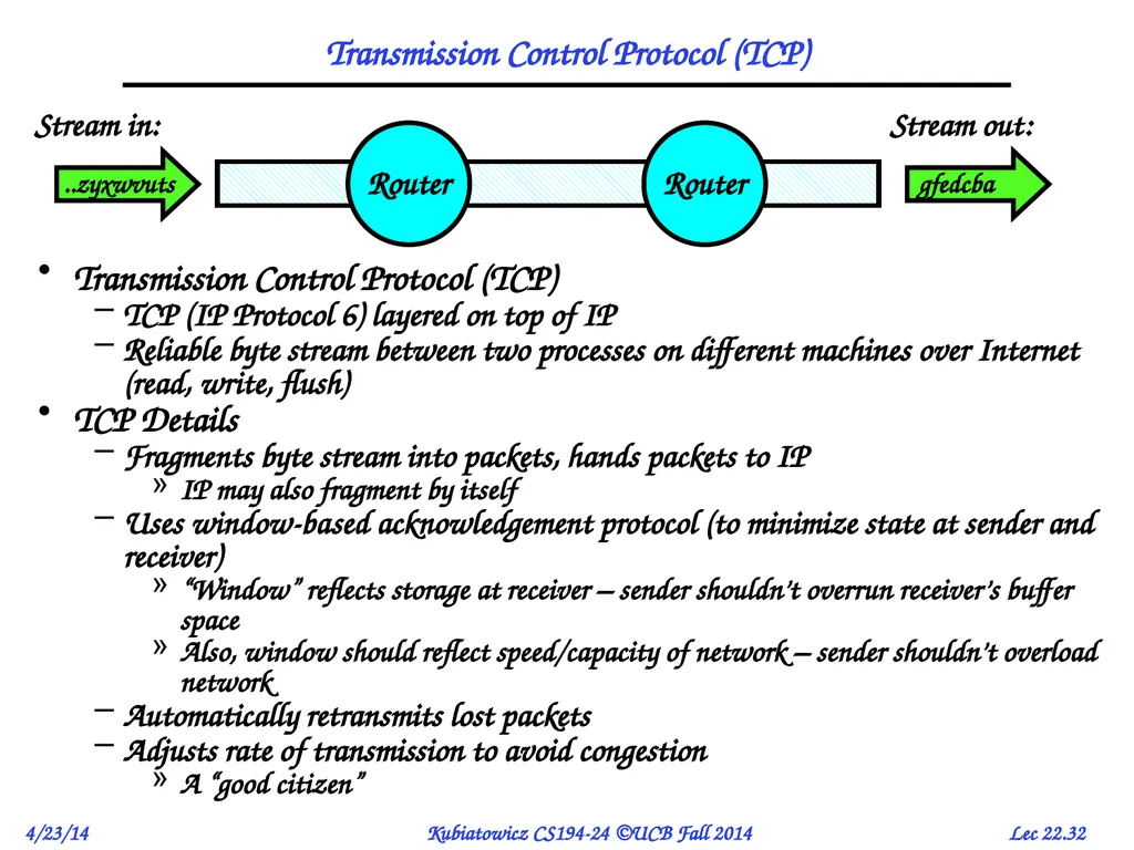 CS194-24 Advanced Operating Systems Structures and - slide 32 of 47