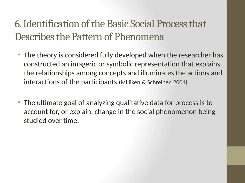 Qualitative Research Approaches Training course in - slide 41 of 80