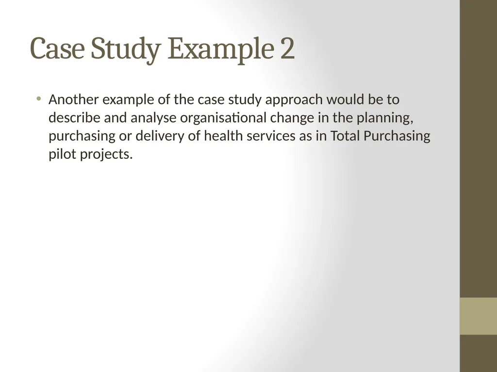 Qualitative Research Approaches Training course in - slide 52 of 80