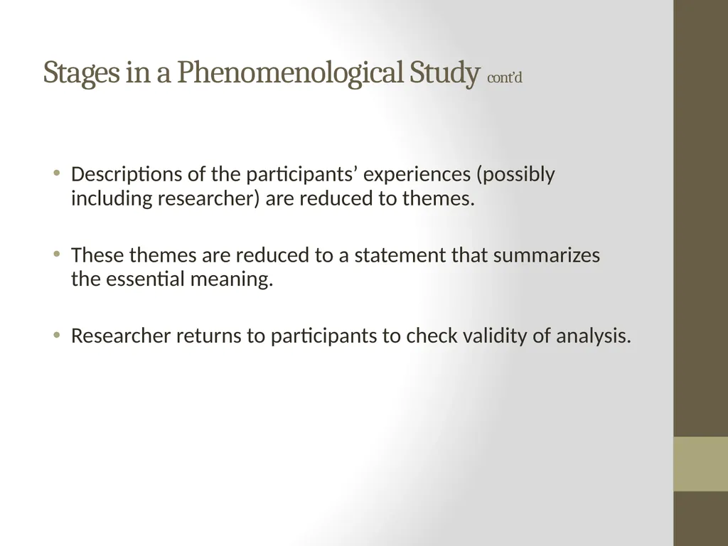 Qualitative Research Approaches Training course in - slide 23 of 80