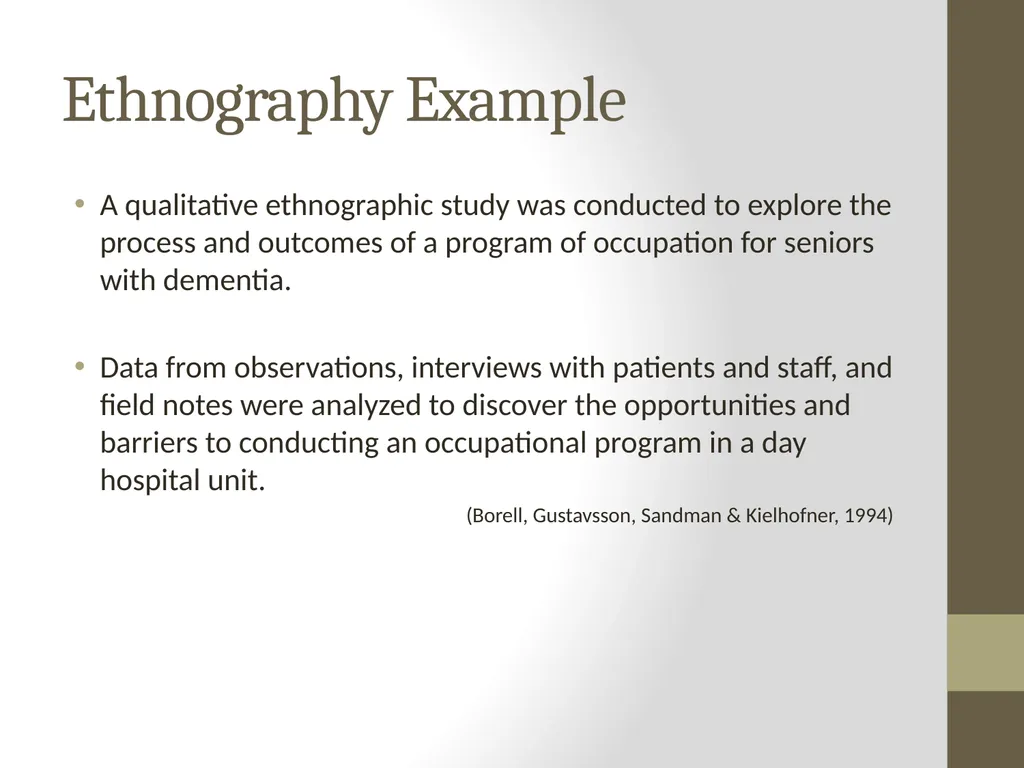 Qualitative Research Approaches Training course in - slide 17 of 80