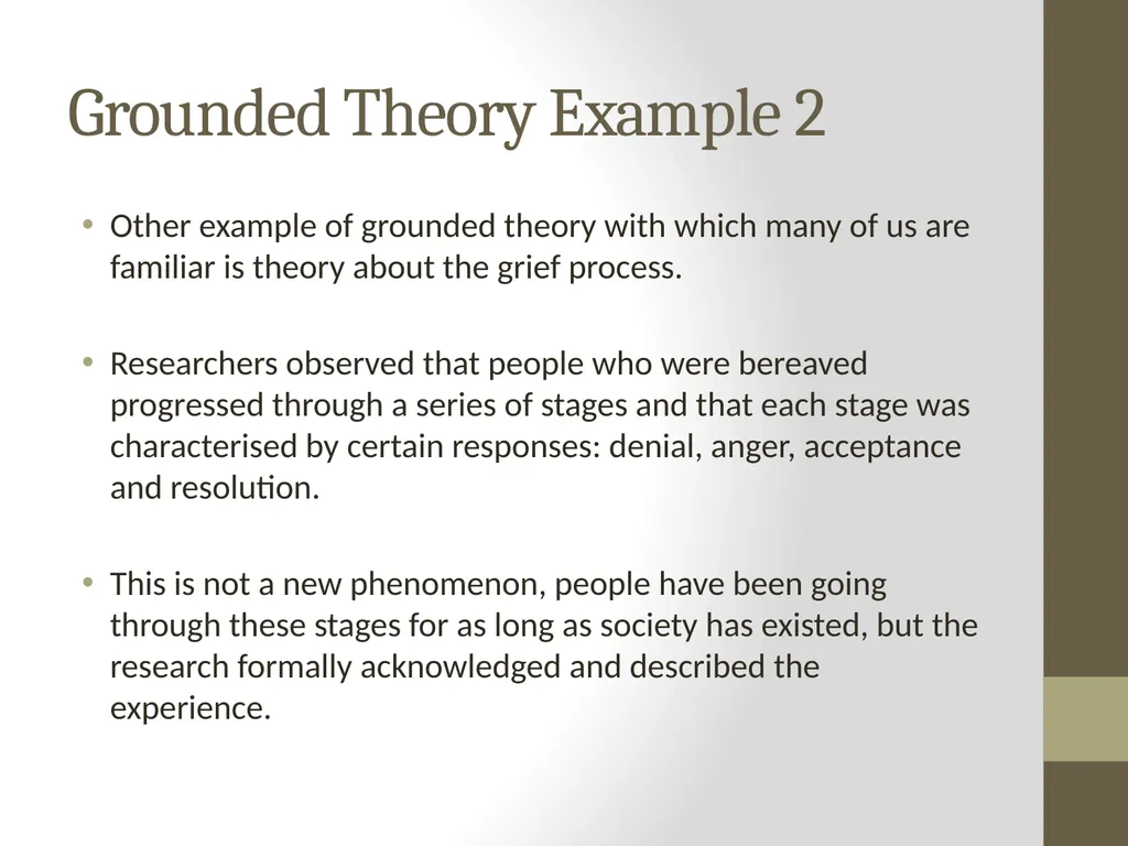 Qualitative Research Approaches Training course in - slide 44 of 80