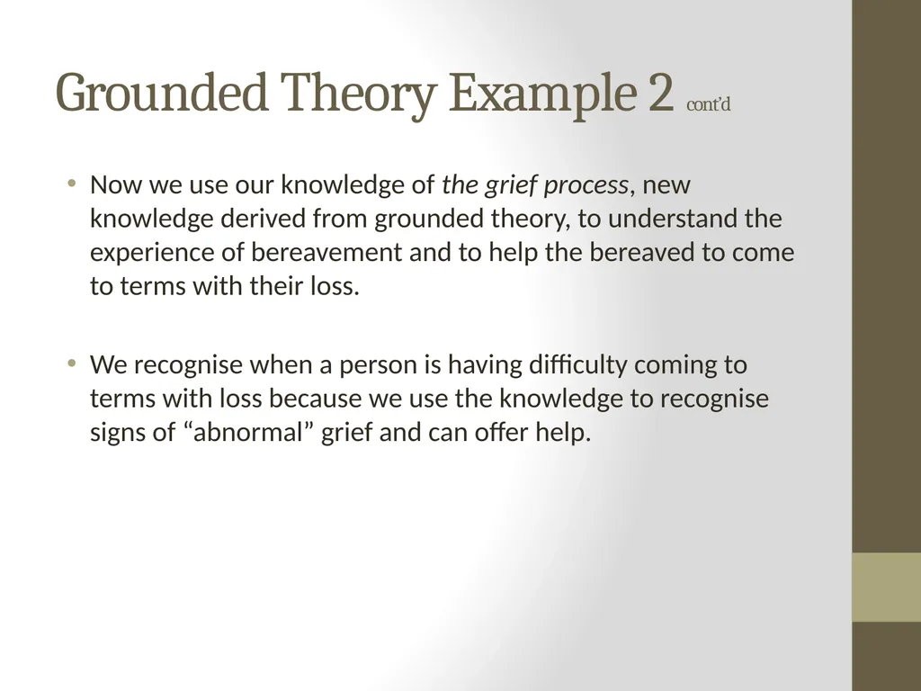 Qualitative Research Approaches Training course in - slide 45 of 80