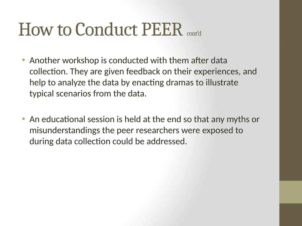 Qualitative Research Approaches Training course in - slide 67 of 80