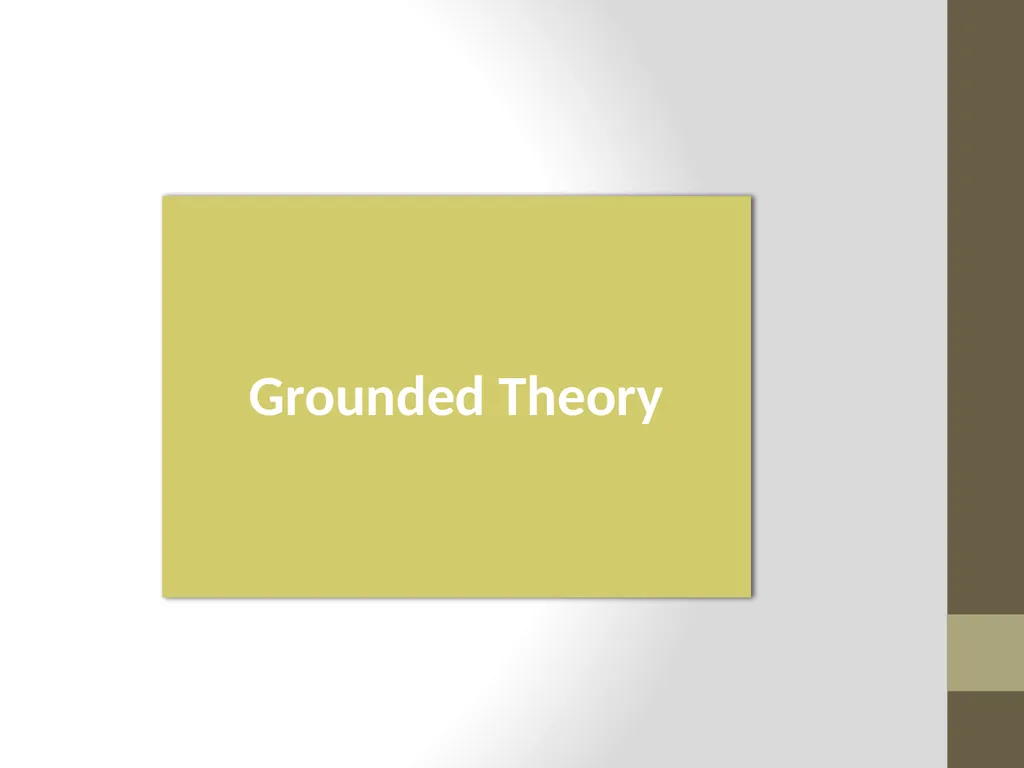 Qualitative Research Approaches Training course in - slide 31 of 80