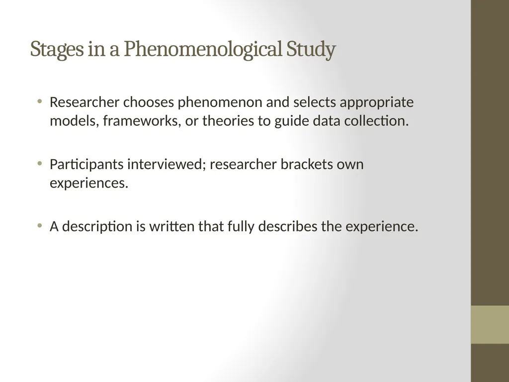 Qualitative Research Approaches Training course in - slide 22 of 80