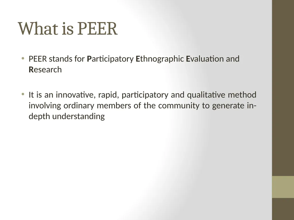 Qualitative Research Approaches Training course in - slide 65 of 80
