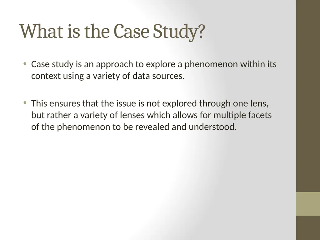 Qualitative Research Approaches Training course in - slide 48 of 80