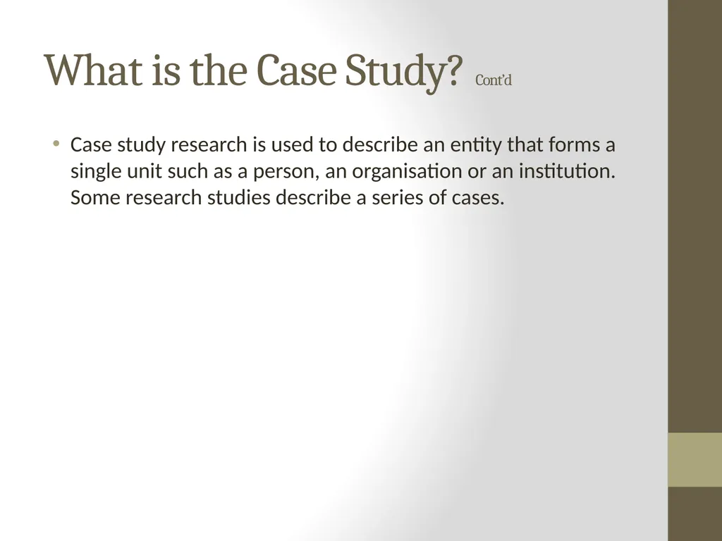 Qualitative Research Approaches Training course in - slide 49 of 80