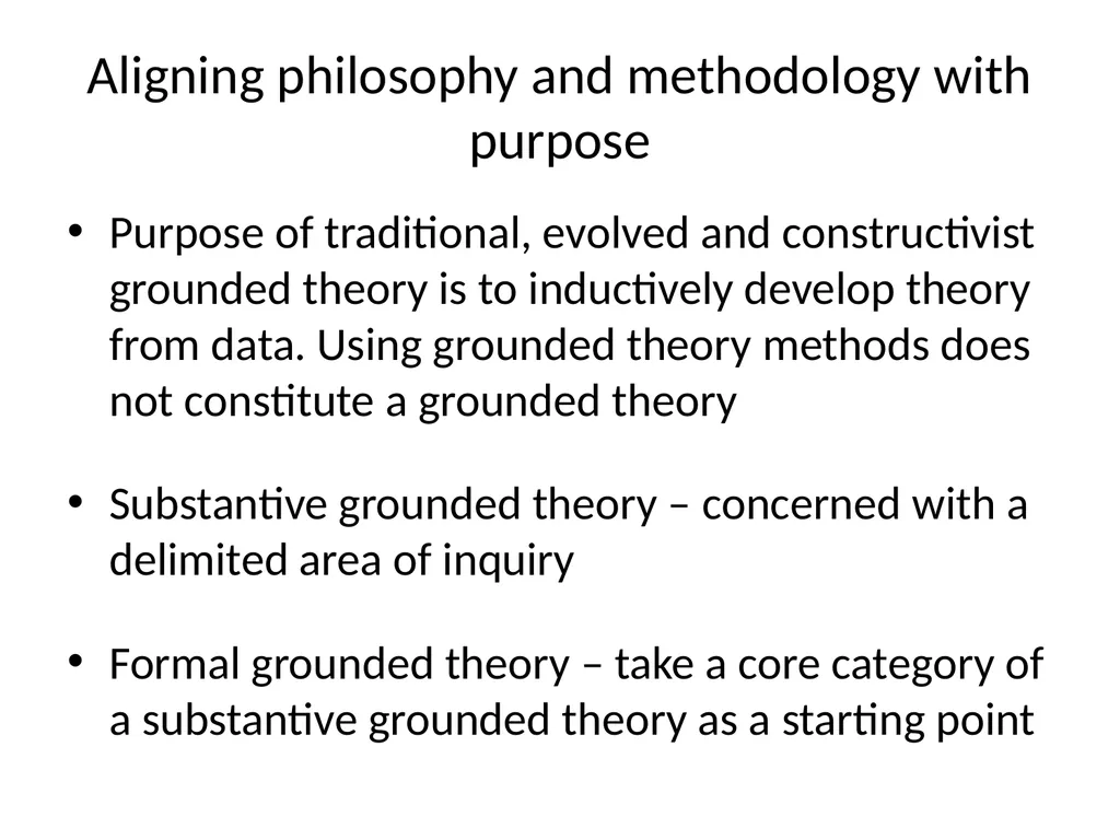 Chapter 7 Grounded theory Mills J, Birks M and - slide 16 of 30