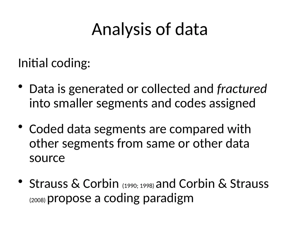 Chapter 7 Grounded theory Mills J, Birks M and - slide 23 of 30