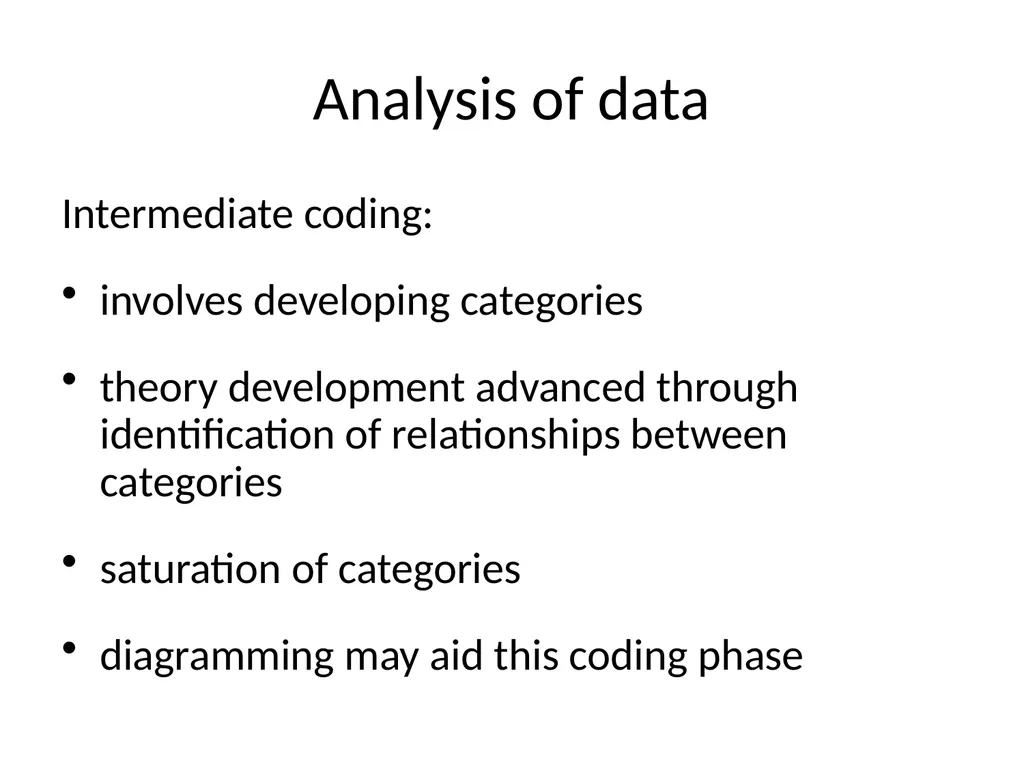 Chapter 7 Grounded theory Mills J, Birks M and - slide 24 of 30