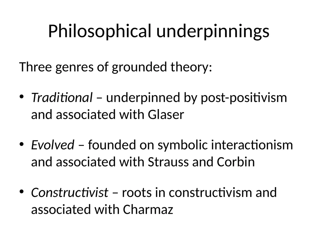 Chapter 7 Grounded theory Mills J, Birks M and - slide 8 of 30