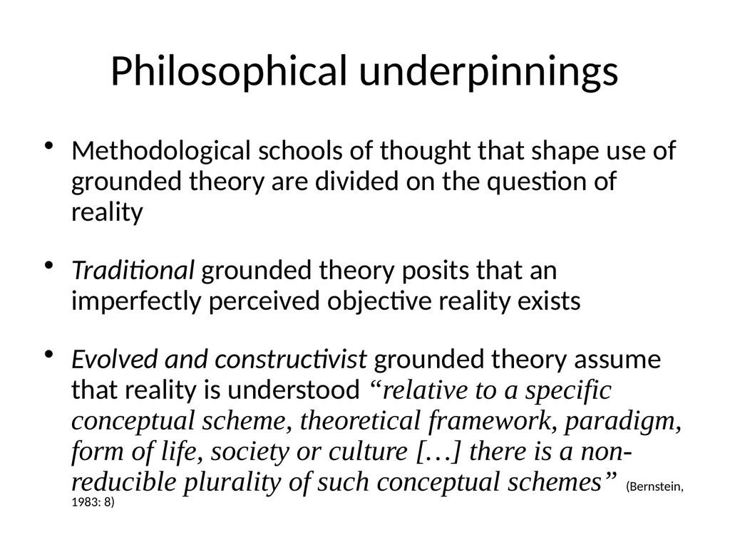 Chapter 7 Grounded theory Mills J, Birks M and - slide 9 of 30