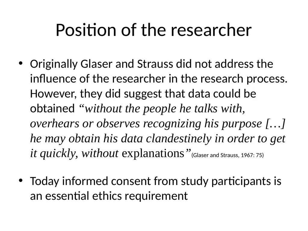 Chapter 7 Grounded theory Mills J, Birks M and - slide 11 of 30