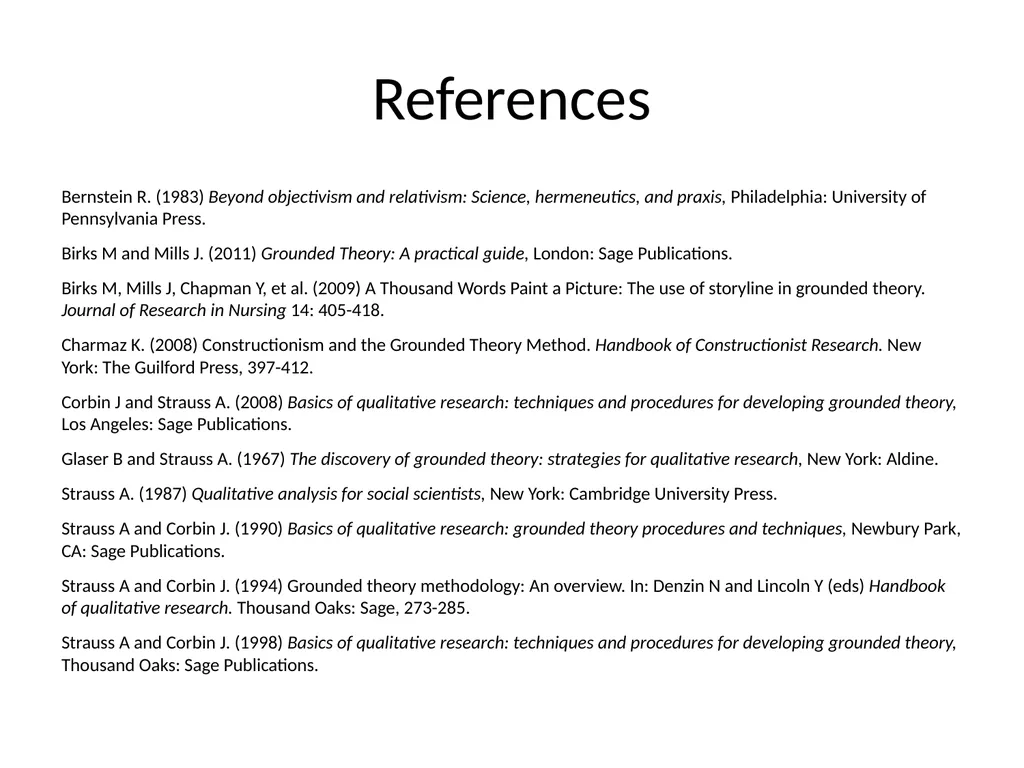 Chapter 7 Grounded theory Mills J, Birks M and - slide 30 of 30