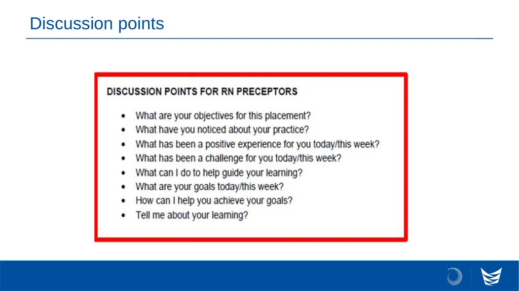 Te Whatu Ora Southern RN Preceptor Course 2023 - slide 6 of 12