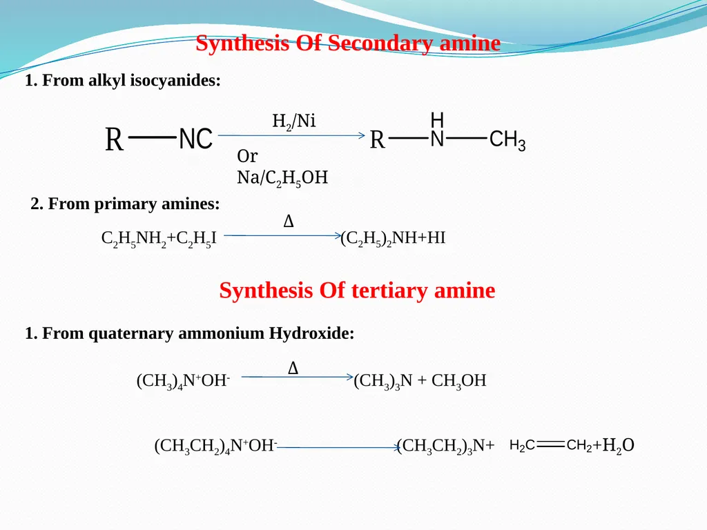 Aliphatic amines Anik Sinha Department of - slide 10 of 19