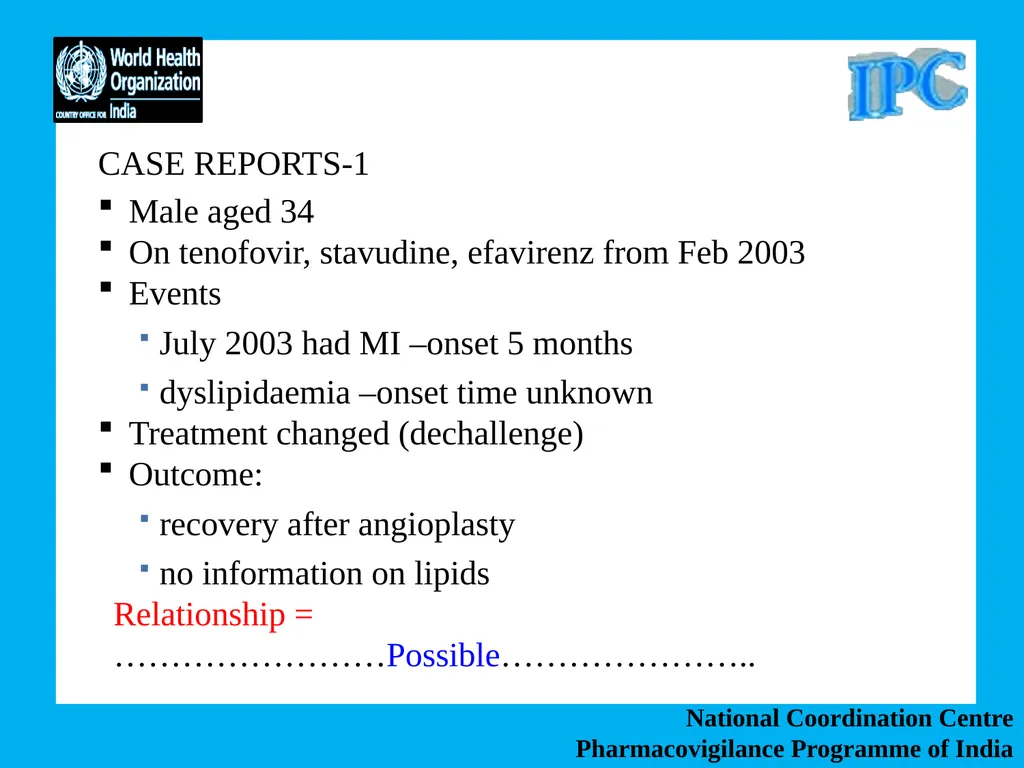 National Coordination Centre Pharmacovigilance - slide 22 of 24