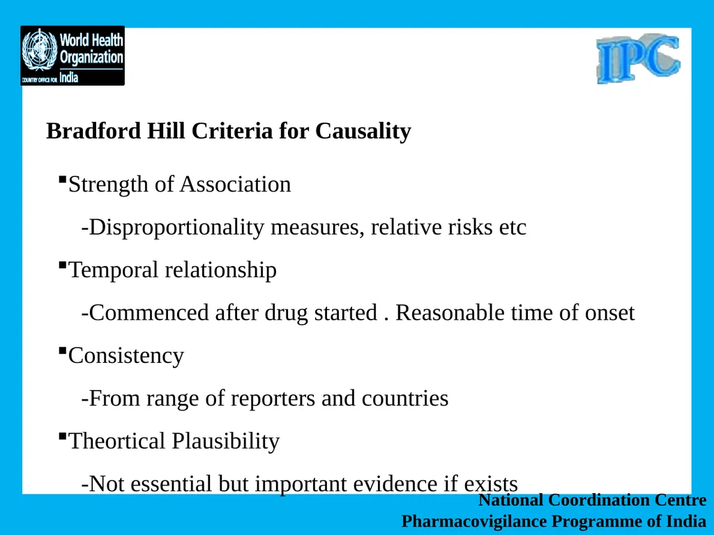 National Coordination Centre Pharmacovigilance - slide 10 of 24