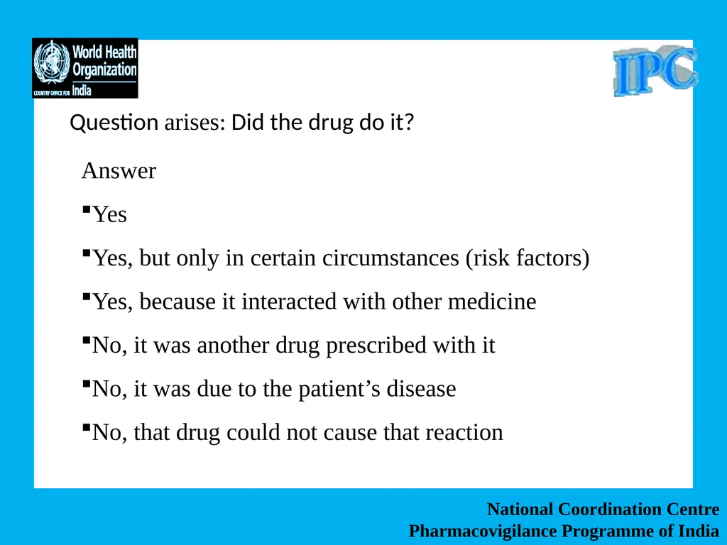 National Coordination Centre Pharmacovigilance - slide 4 of 24