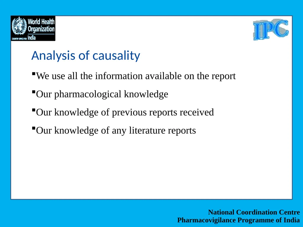National Coordination Centre Pharmacovigilance - slide 6 of 24