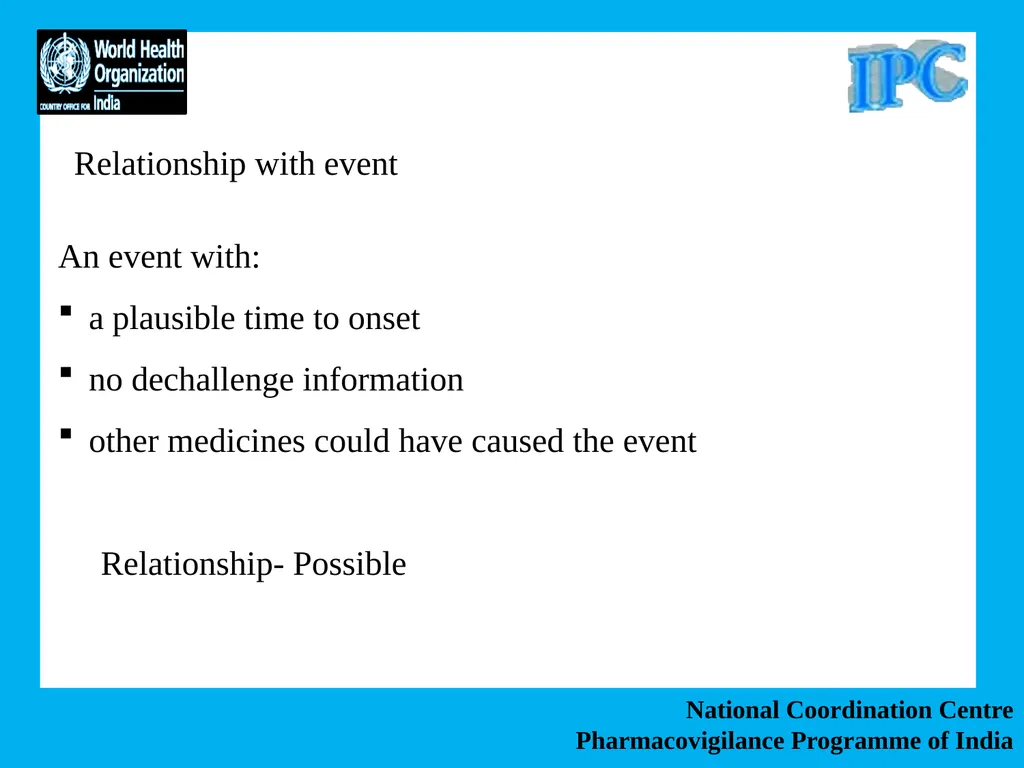 National Coordination Centre Pharmacovigilance - slide 16 of 24