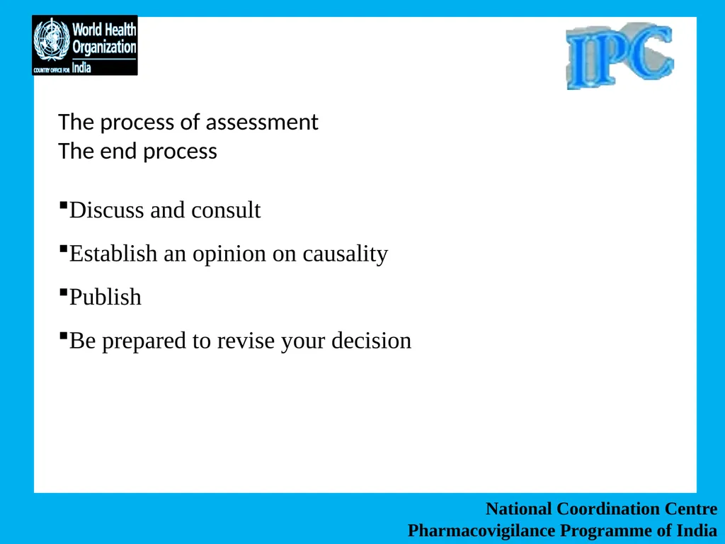 National Coordination Centre Pharmacovigilance - slide 15 of 24