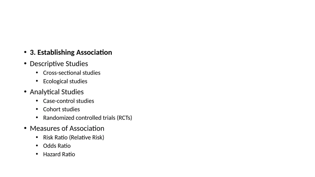 Association and Causation in Epidemiological - slide 3 of 12