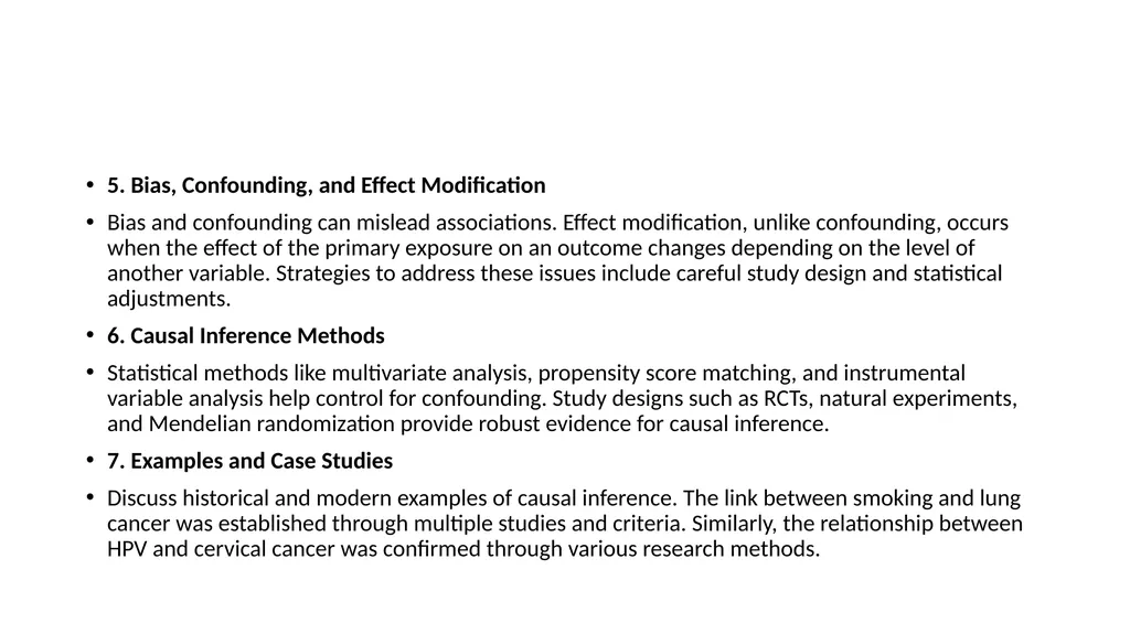 Association and Causation in Epidemiological - slide 10 of 12