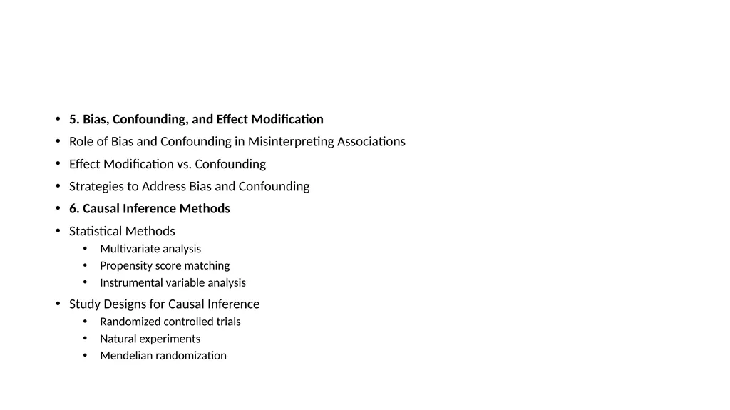 Association and Causation in Epidemiological - slide 5 of 12