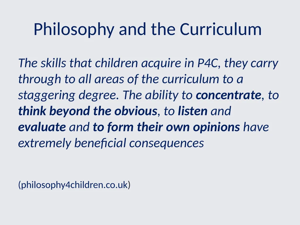 Philosophical Thinking in Primary Science Jude - slide 6 of 26