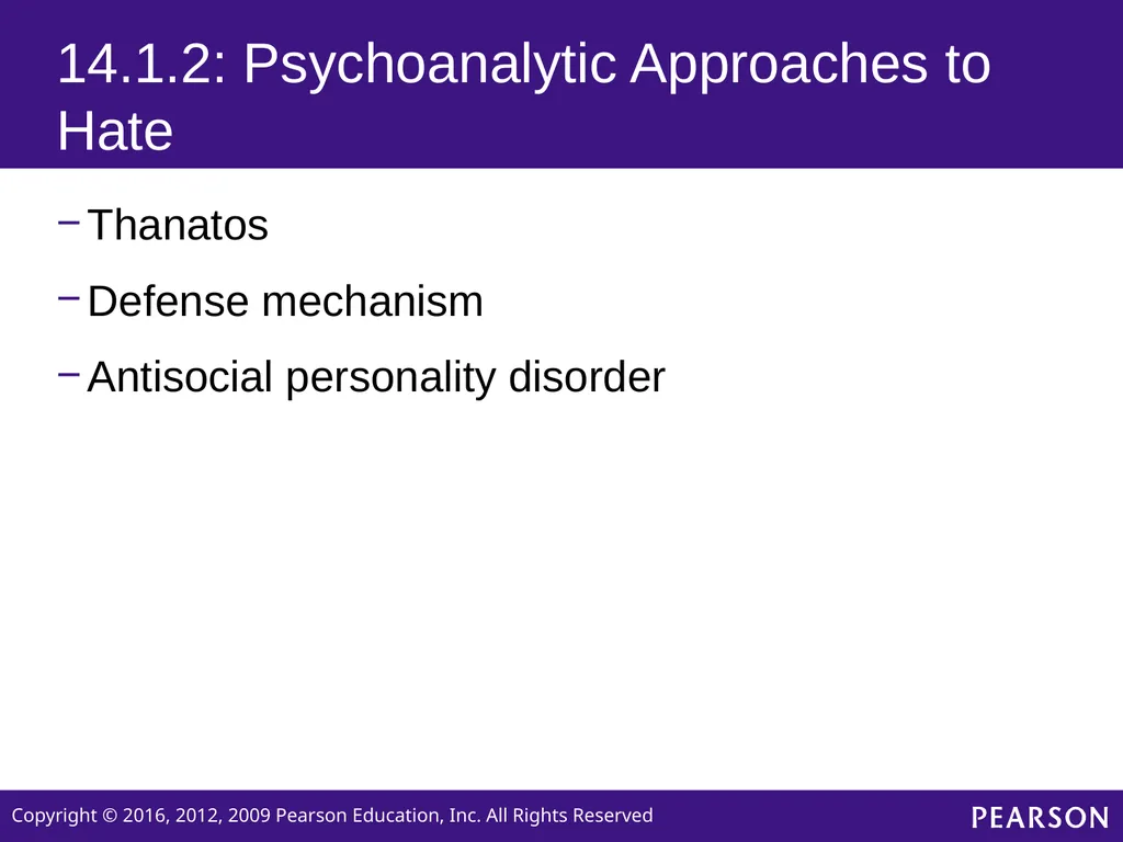 Personality Sixth edition Chapter 14 Love and Hate - slide 7 of 24