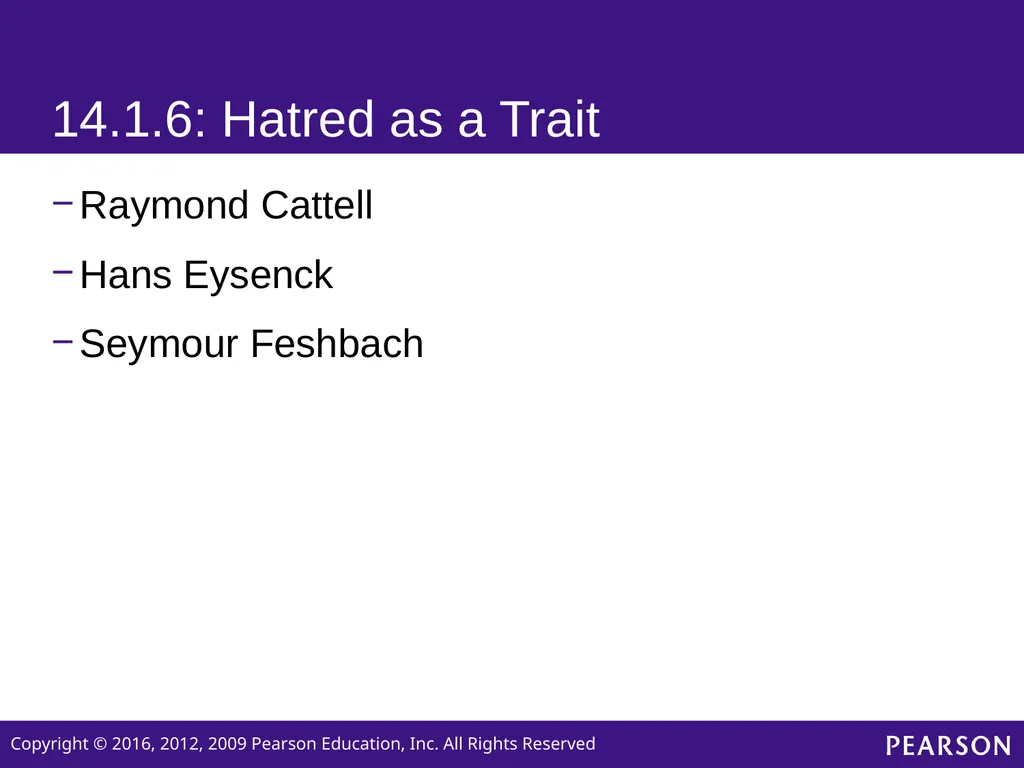 Personality Sixth edition Chapter 14 Love and Hate - slide 11 of 24