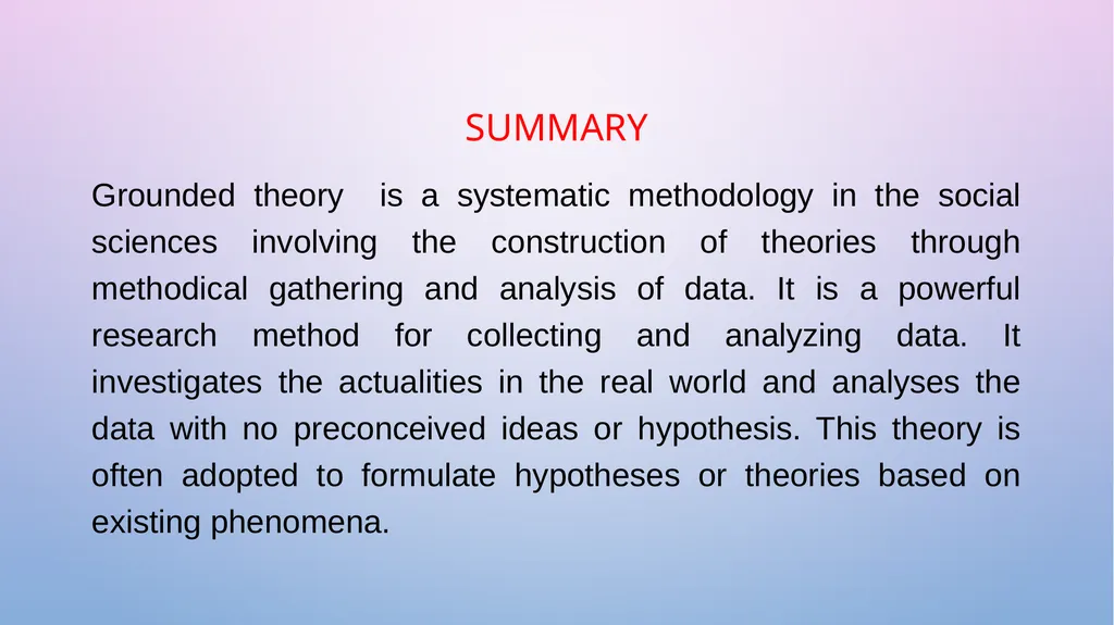 WELCOME GROUNDED THEORY RESEARCH DESIGN Dr. GEETHA - slide 18 of 20