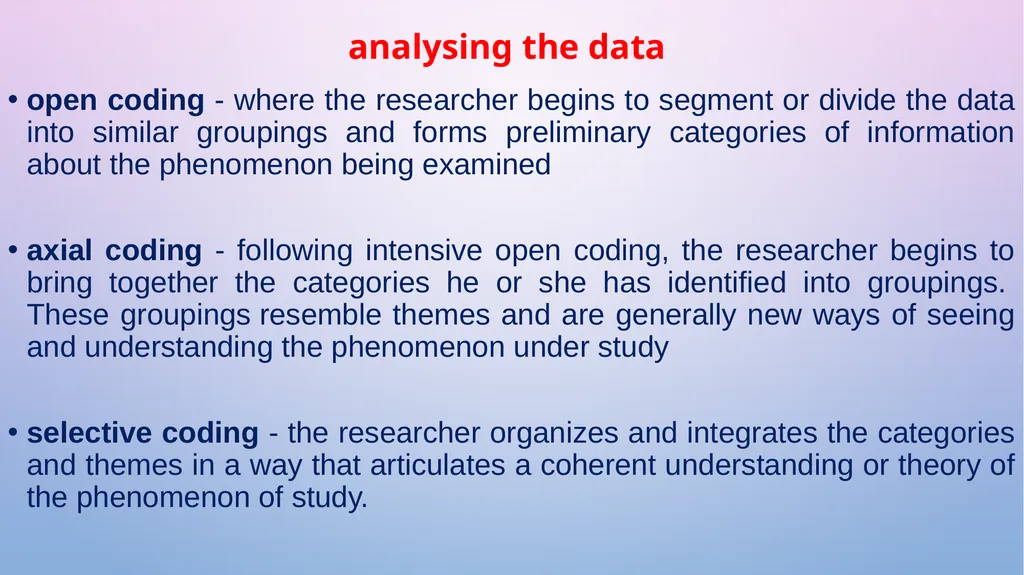 WELCOME GROUNDED THEORY RESEARCH DESIGN Dr. GEETHA - slide 14 of 20