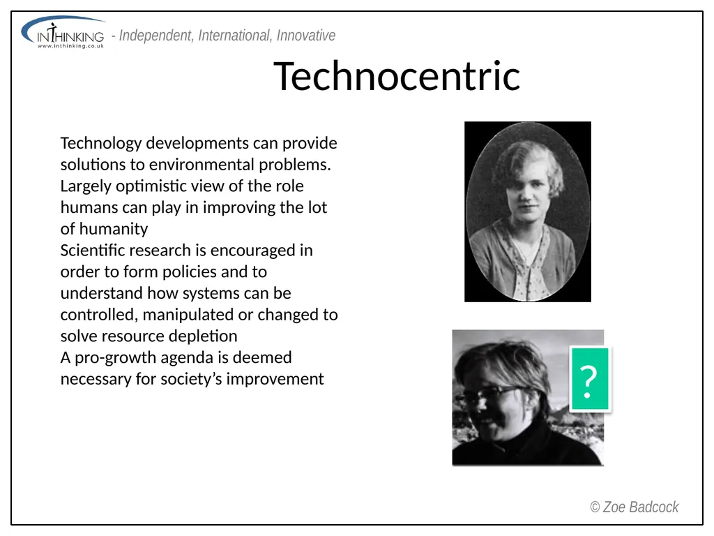 Environmental Value Systems Environmental Value - slide 8 of 11