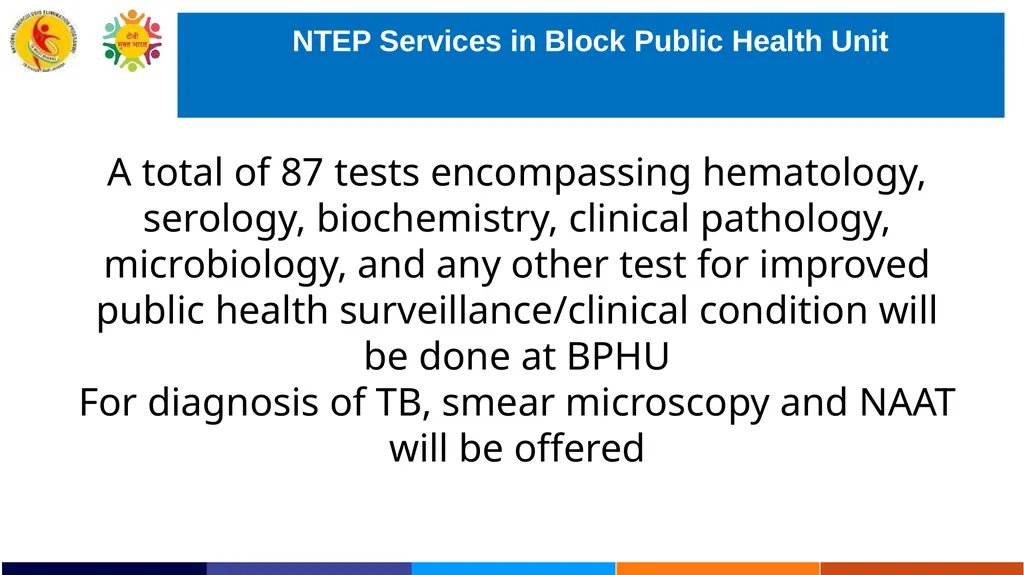 INTEGRATION OF LAB SERVICES UNDER NTEP WITH IPHL - slide 13 of 17