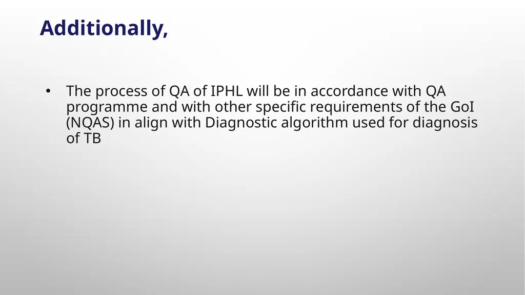 INTEGRATION OF LAB SERVICES UNDER NTEP WITH IPHL - slide 15 of 17
