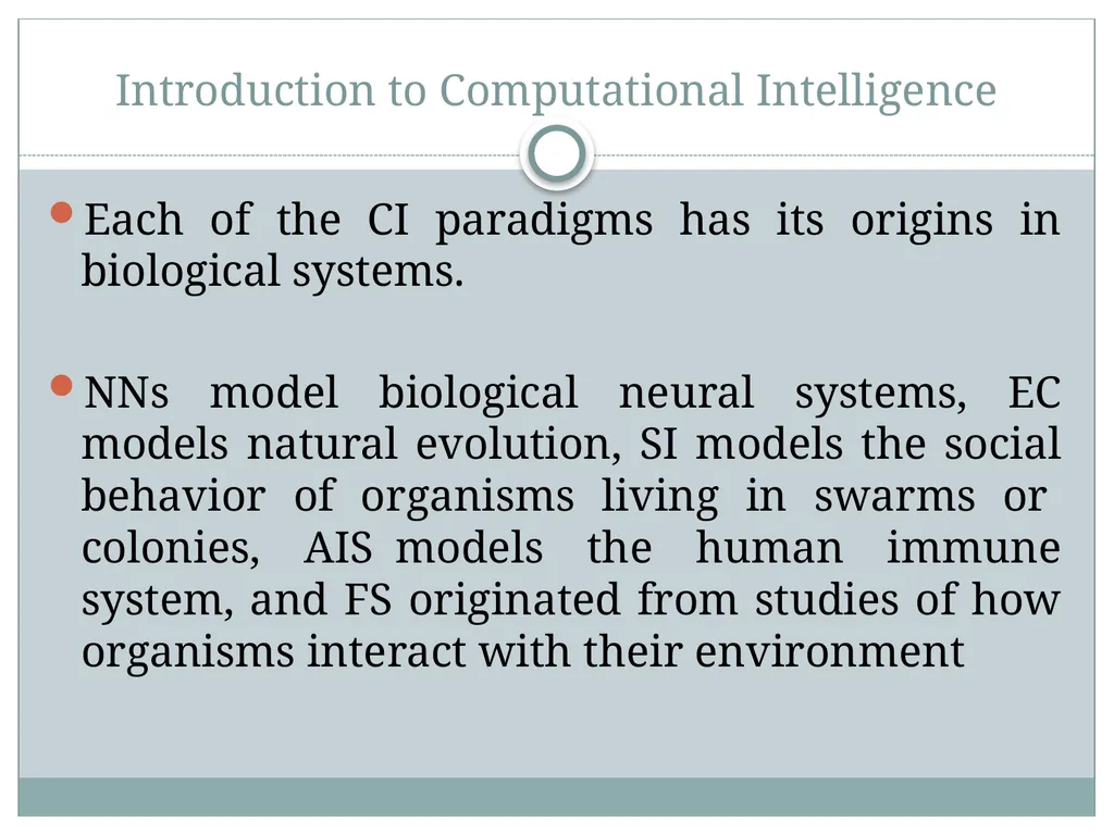 Chapter One :Introduction Computational - slide 4 of 22