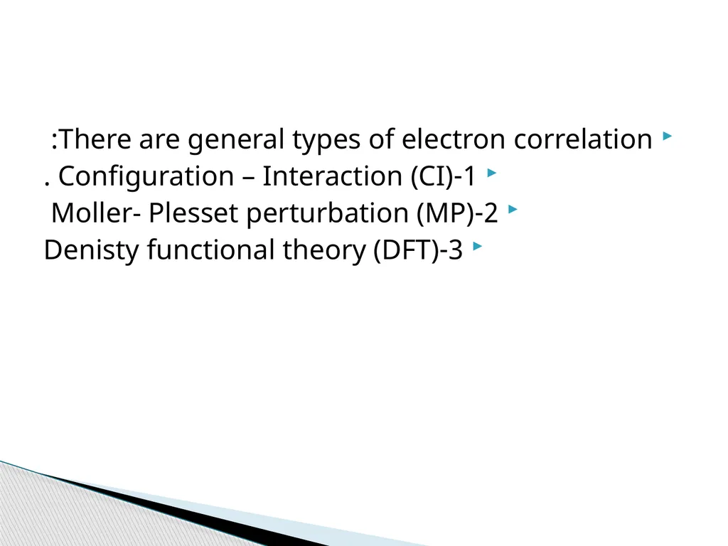 Computational Chemistry 4 Polarized Basis Sets - slide 6 of 8