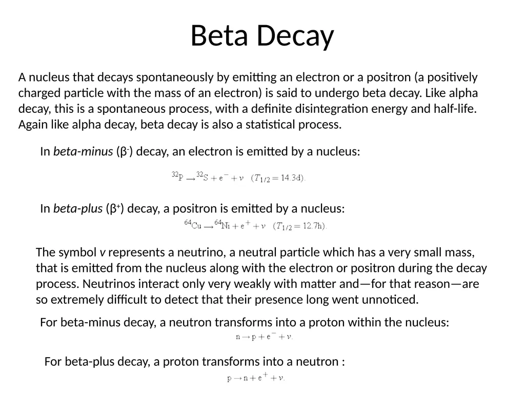 Radioactivity (Discovery) Most of the nuclides - slide 12 of 14