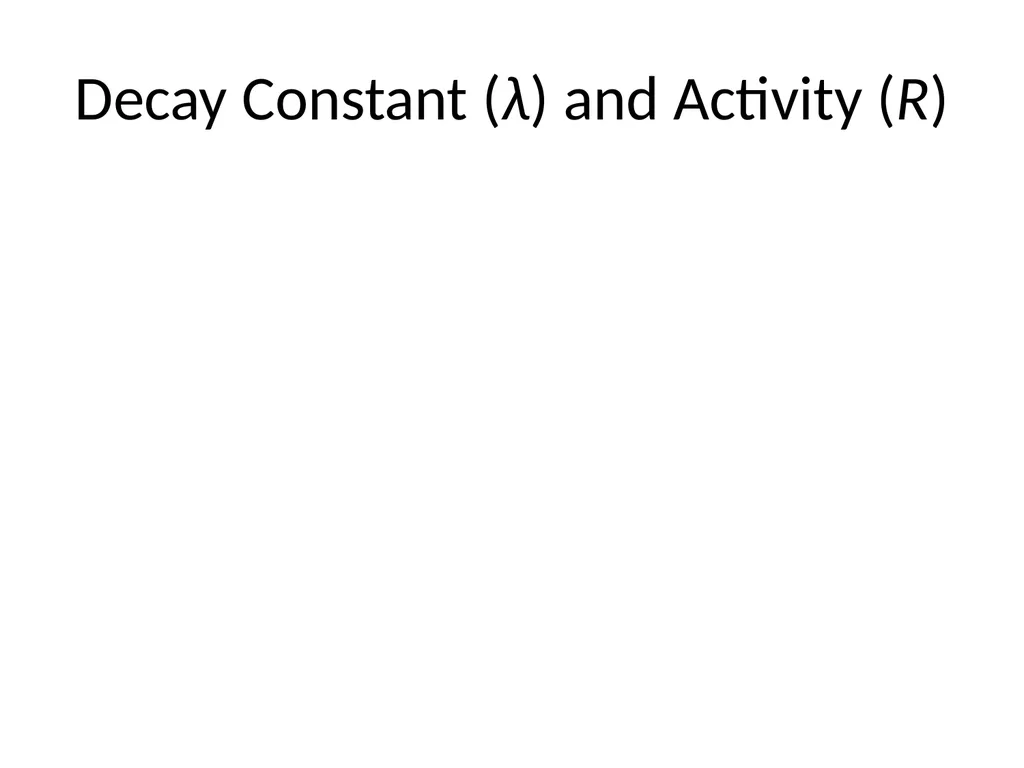 Radioactivity (Discovery) Most of the nuclides - slide 5 of 14