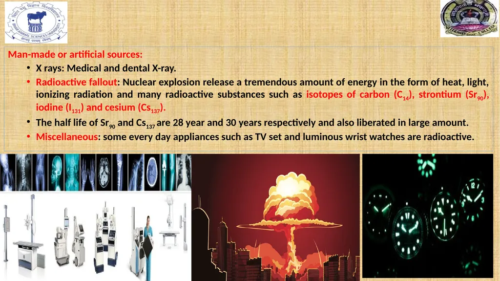 RADIATION POLLUTION RADIATION Radiation refers to - slide 8 of 15