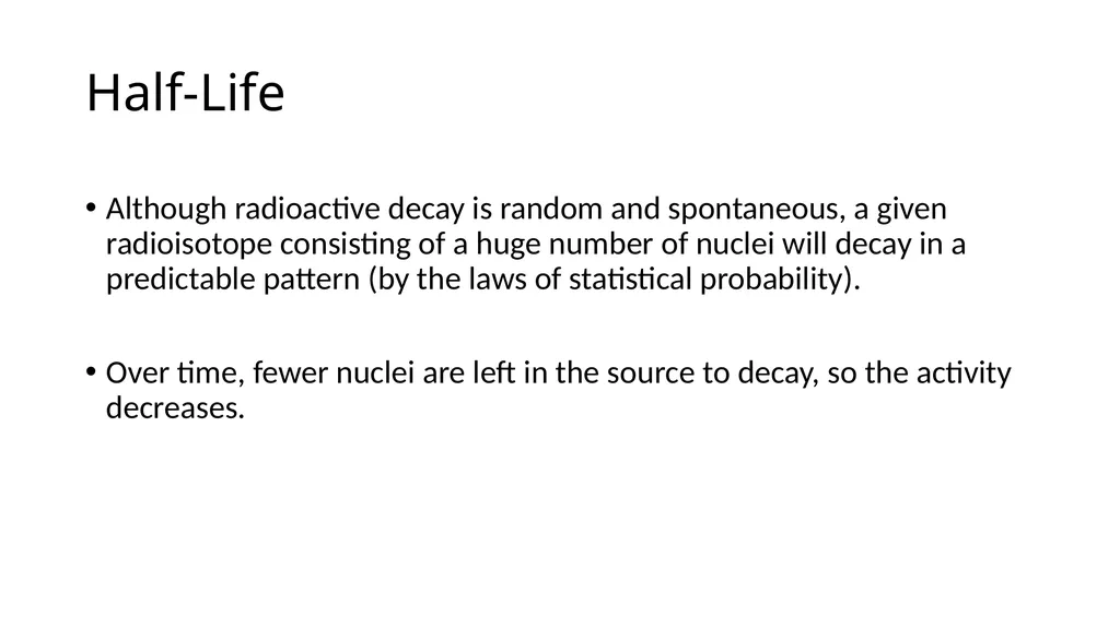 Year 10 Science Lesson 192 Half lives Learning - slide 6 of 14