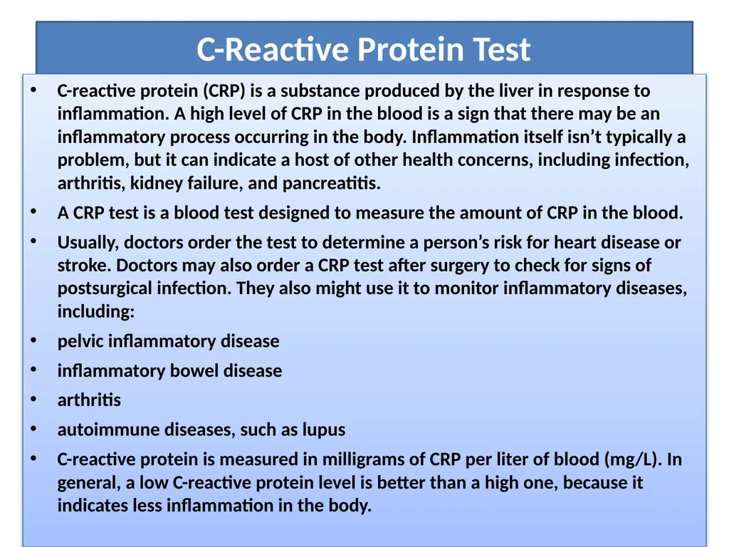 Serological tests A serology blood test is - slide 12 of 18