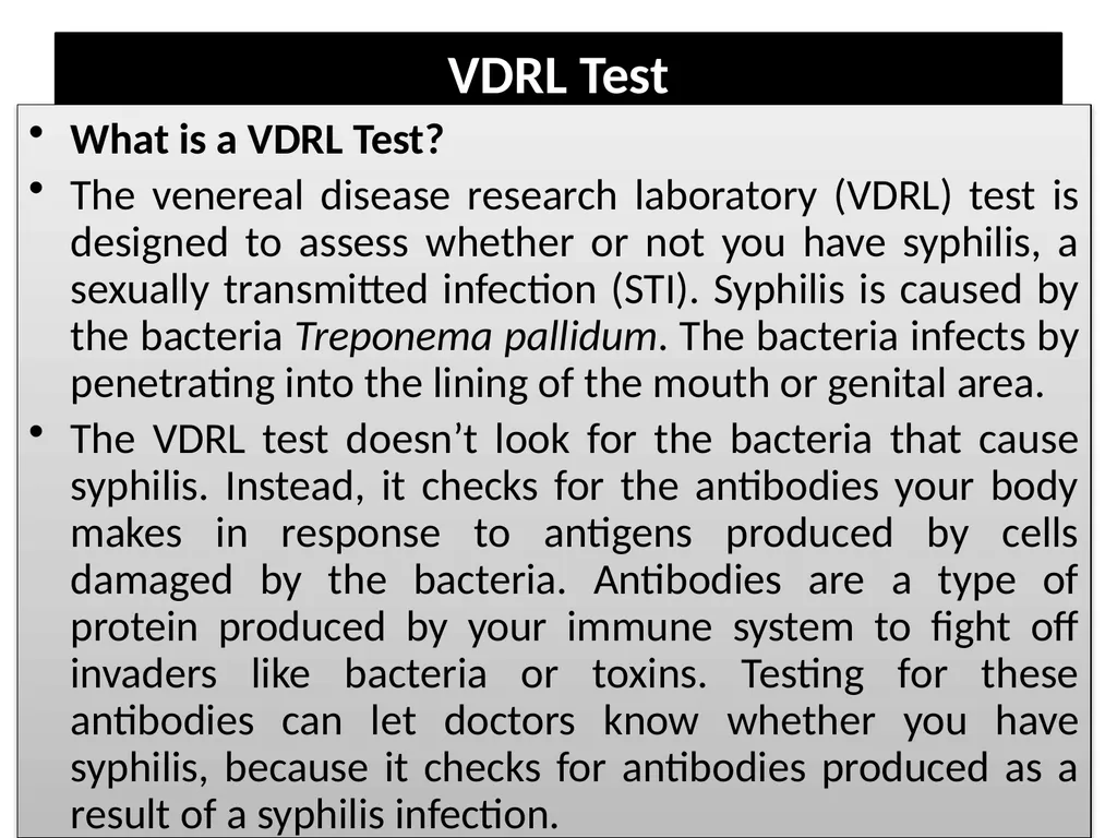 Serological tests A serology blood test is - slide 9 of 18