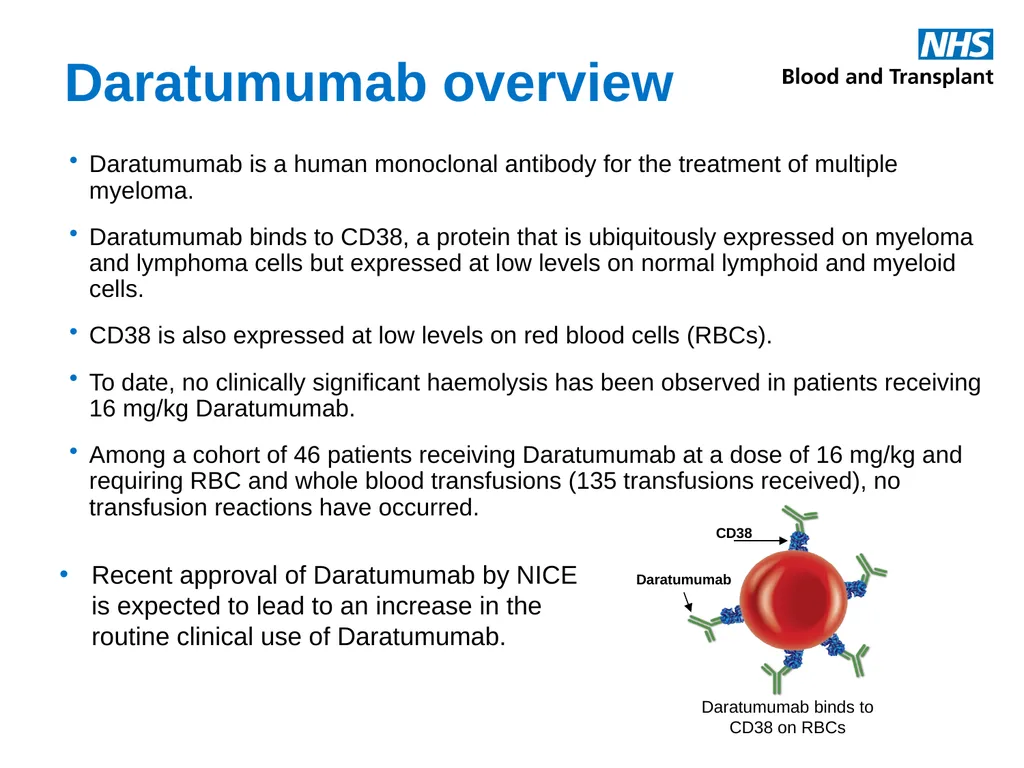 Therapeutic monoclonal antibodies & blood - slide 5 of 18