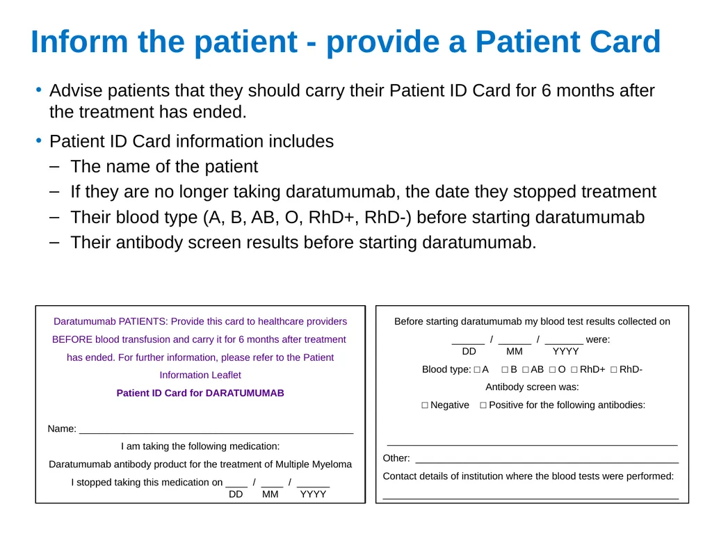 Therapeutic monoclonal antibodies & blood - slide 15 of 18