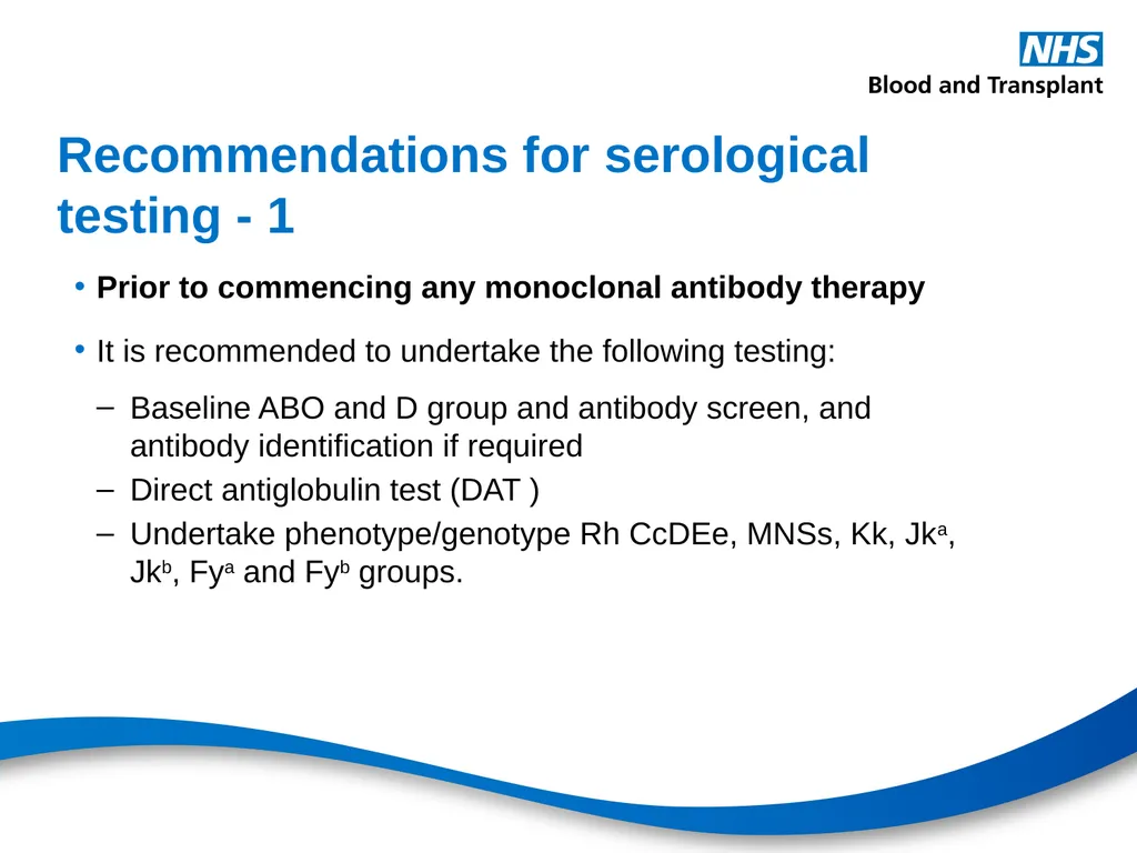 Therapeutic monoclonal antibodies & blood - slide 10 of 18